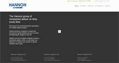 Desktop Screenshot of hannontransport.com